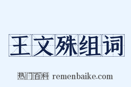 王文殊组词是什么意思的图片